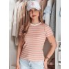 Dámské tričko LINESS Dstreet RY2809 (Velikost S/M, Barva Růžová)