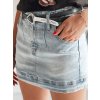 Dámské džínové šortky DENIMLOVE Dstreet CY0507 (Velikost S, Barva Modrá - světle)