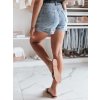 Dámské džínové šortky DENIMLOVE Dstreet CY0507 (Velikost S, Barva Modrá - světle)