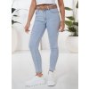 Dámské džíny skinny BLUEVIBE  UY2679 (Velikost S, Barva Modrá - světle)