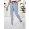 Dámské džíny skinny BLUEVIBE  UY2679 (Velikost S, Barva Modrá - světle)