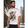 Pánské tričko s potiskem Dstreet RX5647 (Velikost M, Barva Bílá)