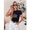Dámské tričko BLINGESSO Dstreet RY2877 (Velikost S/M, Barva Černá)
