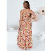 Dámské šaty maxi FLOWMISS Dstreet EY2627 (Velikost M/L, Barva Černá)