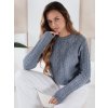 Dámský svetr BRAVINA Dstreet MY2526 (Velikost S/M, Barva Šedá - tmavě)