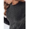 Dámský svetr BRAVINA Dstreet MY2526 (Velikost S/M, Barva Šedá - tmavě)