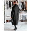 Dámský kabát oversize LORINESS Dstreet TY4692 (Velikost S, Barva Černá)