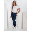 Dámské push-up džíny Dstreet UY2771 (Velikost 36, Barva Modrá)