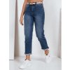 Dámské džíny mom fit Dstreet UY2773 (Velikost 36, Barva Modrá - světle)