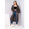 Dlouhý svetr Isolde - kardigan (Velikost UNI, Barva Modrá)
