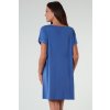 Noční košilka Italian Fashion Natura kr.r. (Velikost M, Barva Modrá)