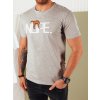 Pánské tričko Dstreet RX5355 (Velikost M, Barva Šedá - světle)