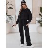 Dámská tepláková souprava RINGY Dstreet AY1017 (Velikost S, Barva Černá)