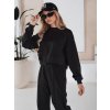 Dámská tepláková souprava RINGY Dstreet AY1017 (Velikost S, Barva Černá)