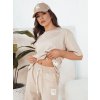 Dámský komplet BLISES Dstreet AY1039 (Velikost S, Barva Béžová)