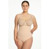 Body Julimex 419 Seamless Body Open Bust (Velikost S, Barva Béžová)