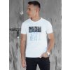 Pánské tričko Dstreet RX5544 (Velikost M, Barva Bílá)