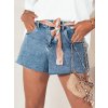 Dámské džínové šortky SUMRBREEZ Dstreet SY0352 (Velikost S, Barva Modrá - světle)