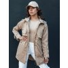 Dámská přechodová bunda FASHLOVE Dstreet TY4391 (Velikost S, Barva Béžová)