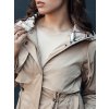Dámská přechodová bunda FASHLOVE Dstreet TY4391 (Velikost S, Barva Béžová)