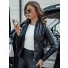 Dámská koženková bunda JAMIE Dstreet TY4546 (Velikost S, Barva Černá)