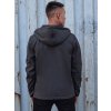 Pánská přechodná softshellová bunda s kapucí Dstreet TX4815 (Velikost M, Barva Černá)