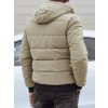 Pánská zimní bunda s kapucí Dstreet TX4838 (Velikost M/48, Barva Béžová)