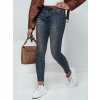 Dámské úzké džíny SKINNYJEAN s páskem Dstreet UY2328 (Velikost 28, Barva Modrá - světle)