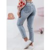 Dámské džíny skinny MODERTIA Dstreet UY2345 (Velikost S, Barva Modrá - světle)