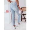Dámské džíny slim fit SLIMLOVE Dstreet UY2346 (Velikost S, Barva Modrá - světle)