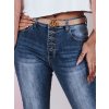 Dámské džínové kalhoty slim fit SKYFINE Dstreet UY2361 (Velikost S, Barva Modrá - světle)