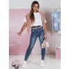 Dámské džíny skinny BLUESTYL Dstreet UY2368 (Velikost S, Barva Modrá)