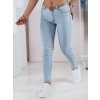 Dámské džíny skinny ELASTICON Dstreet UY2369 (Velikost S, Barva Modrá - světle)