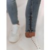 Dámské džíny skinny JEANZI Dstreet UY2373 (Velikost 34, Barva Modrá - světle)