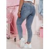 Dámské džínové kalhoty skinny SKINLENA Dstreet UY2374 (Velikost S, Barva Modrá - světle)