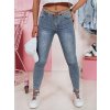 Dámské džínové kalhoty skinny SKINLENA Dstreet UY2374 (Velikost S, Barva Modrá - světle)