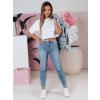 Dámské džíny skinny OLAVI Dstreet UY2379 (Velikost S, Barva Modrá - světle)