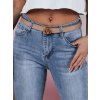 Dámské džíny skinny TRENDIVA Dstreet UY2384 (Velikost S, Barva Modrá - světle)