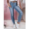 Dámské džíny skinny TRENDIVA Dstreet UY2384 (Velikost S, Barva Modrá - světle)