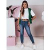 Dámské džíny slim fit střední pas FLEXI Dstreet UY2389 (Velikost S, Barva Modrá)