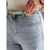 Dámské džíny slim fit STEFANIA Dstreet UY2420 (Velikost S, Barva Modrá - světle)