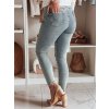 Dámské džíny skinny se zdobením GLAMSKIN Dstreet UY2441 (Velikost 28, Barva Modrá - světle)