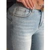 Dámské džíny skinny se zdobením GLAMSKIN Dstreet UY2441 (Velikost 28, Barva Modrá - světle)