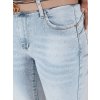 Dámské džíny skinny se zdobením GLAMSKIN Dstreet UY2441 (Velikost 28, Barva Modrá - světle)