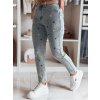 Dámské džínové kalhoty slim fit SHINYFIT Dstreet UY2452 (Velikost S, Barva Modrá - světle)