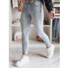 Dámské džíny skinny s páskem FELINA Dstreet UY2474 (Velikost 28, Barva Modrá - světle)