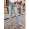 Dámské džíny široké wide leg DIAMONTI Dstreet UY2475 (Velikost S, Barva Modrá - světle)