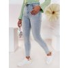 Dámské džíny skinny JENIVIA Dstreet UY2482 (Velikost 28, Barva Modrá - světle)