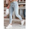 Dámské džíny skinny VISBAN Dstreet UY2487 (Velikost 28, Barva Modrá - světle)