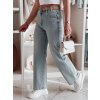Dámské džíny wide leg MODNEVIS Dstreet UY2498 (Velikost S, Barva Modrá - světle)